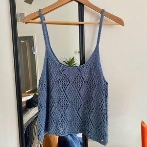 Free people crochet tank